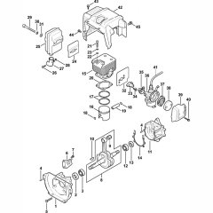 Crankcase & Muffler Assembly