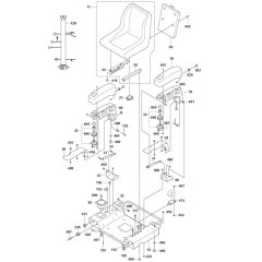 Seat Assembly for Husqvarna CRT 48