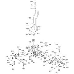 Steering Assembly for Wacker Trowel