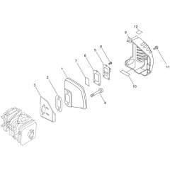 Muffler for ECHO CS-280TES