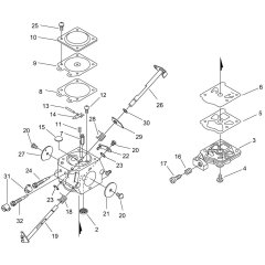 Carburettor for ECHO CS-320TES