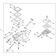 Carburettor for ECHO CS-360TES