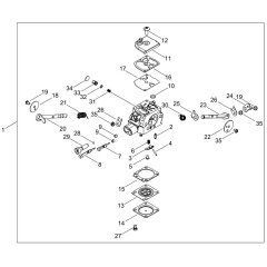 Carburettor for ECHO CS-4010