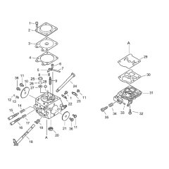 Carburettor for ECHO CS-4400
