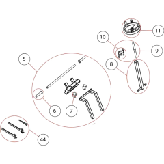 Handle Assembly for CS451ET