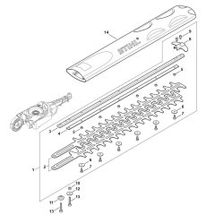 Cutter Bar Assembly for Stihl HLA 85