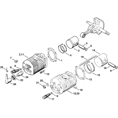Cylinder Assembly for Stihl