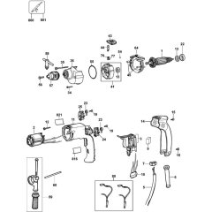 Main Assembly for DeWalt D21710