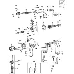 Main Assembly for DeWalt D21720