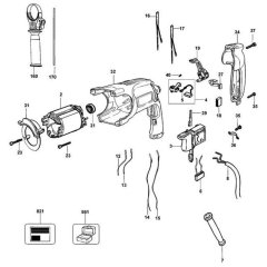 Main Assembly for DeWalt D25104K