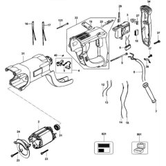 Field Assembly for DeWalt D25203K