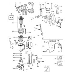 Main Assembly for DeWalt D25404K