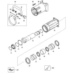 Handle Assembly for DeWalt D25900K