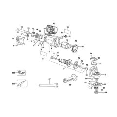 Main Assembly for DeWalt Grinders