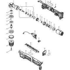 Makita DA333DZ Main Assembly