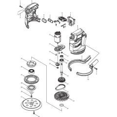 Makita DBO180RMJ Assembly