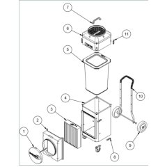 Main Assembly for DC AirCube 2000