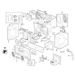 Main Assembly for DeWalt DC013