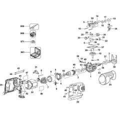 Main Assembly for DeWalt DC315KL