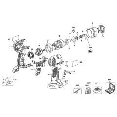 Main Assembly for DeWalt DC825