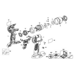 DeWalt DC832 Type 10 Assembly