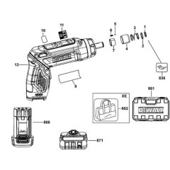 Main Assembly for DeWalt DCF680