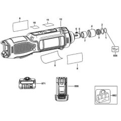 DeWalt DCF682 Main Assembly