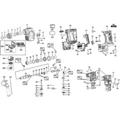 DeWalt DCH273 Main Assembly