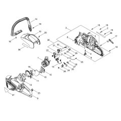 Motor for ECHO DCS-1600