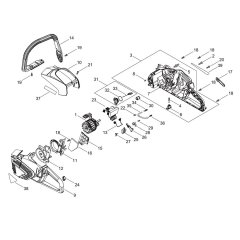 Motor for ECHO DCS-3500