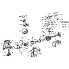 Main Assembly for DeWalt DCS320