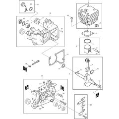 Cylinder & Crankshaft for Makita