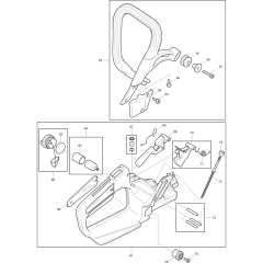 Handle Controls for Makita Chainsaw