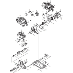 Makita DCS551ZJ Main Assembly