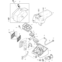 Cover & Air Filter for Makita