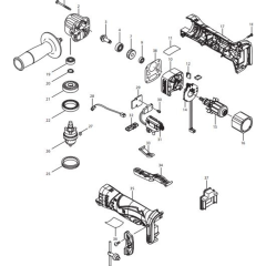 Makita DDA350RFE Assembly