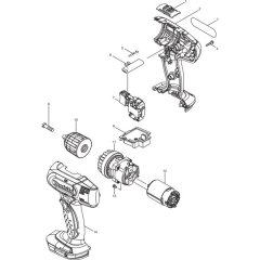 Main Assembly for Makita DDF343RH