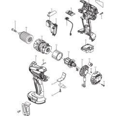 Makita DDF446Z Assembly