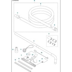 Husqvarna DE120H Accessories