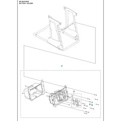Battery Box for Husqvarna DE120H