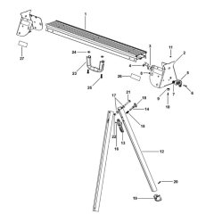 DeWalt DE7035 Leg Stand Assembly