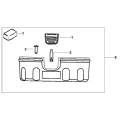 DeWalt DE9096 Battery Assembly
