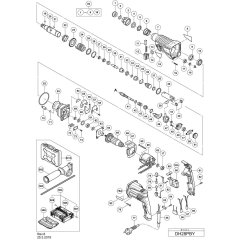 Main Assembly for Hikoki DH28PBY