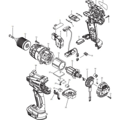 Makita DHP448Z Assembly