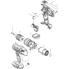 Makita DHP453SFE Assembly