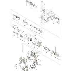 Makita DHR164RFJ Main Assembly