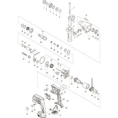 Main Assembly for Makita DHR164Z