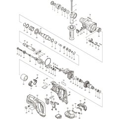 Main Assembly for Makita DHR241RMJ