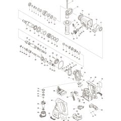 Main Assembly for Makita DHR242RFE