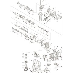 Main Assembly for Makita DHR242RFEV